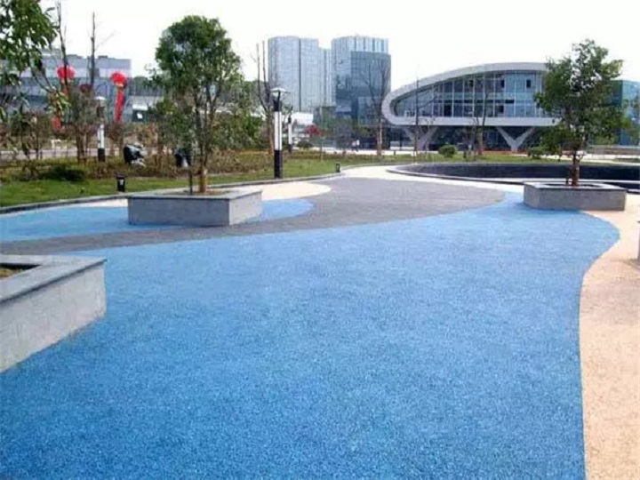 彩色透水混凝土地坪